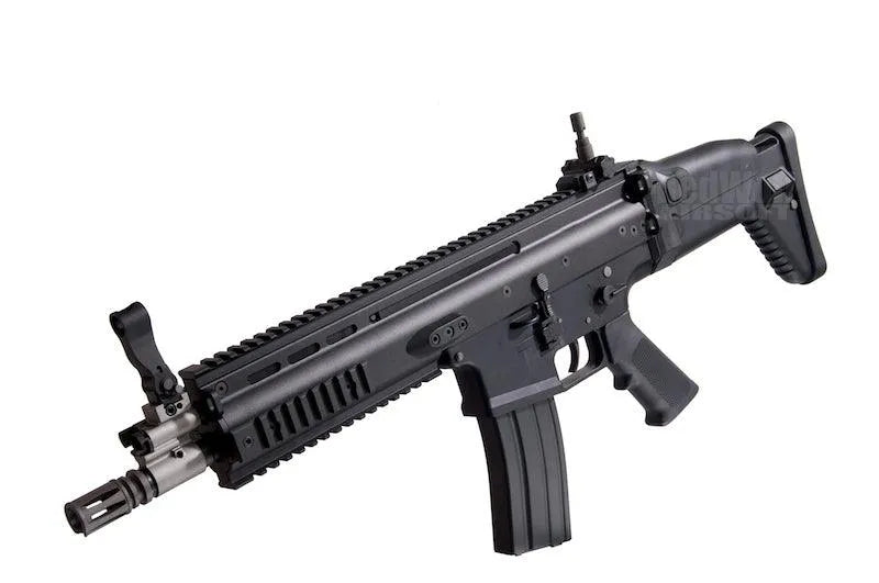 WE - SCAR-L Black - Open Bolt GBB – Game-On.no