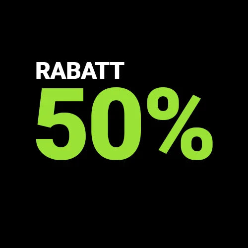 Kampanje: 50% rabatt på utvalgte produkter