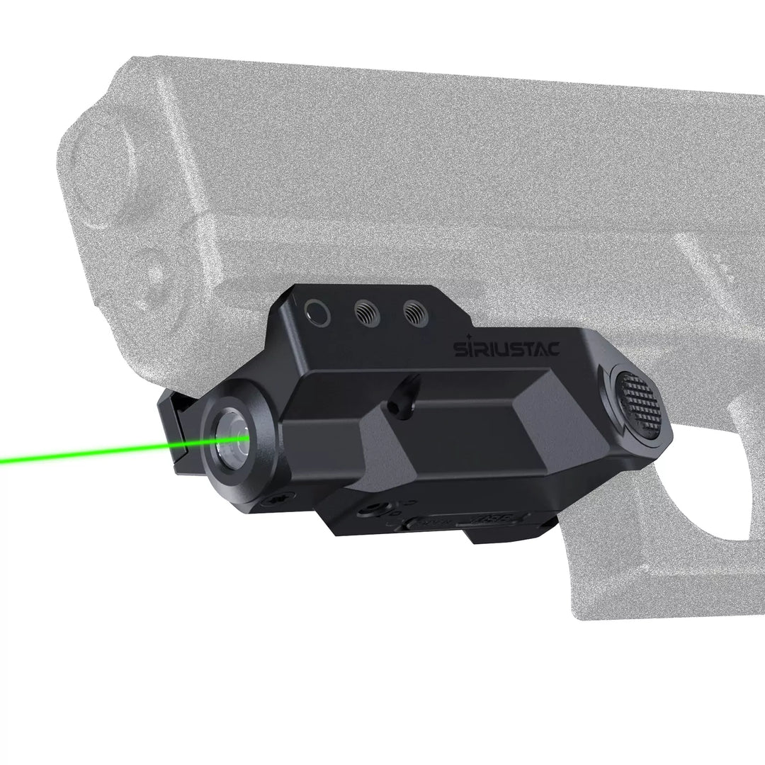 Micro Grønn Laser til Våpen - 21mm Rail - Oppladbar