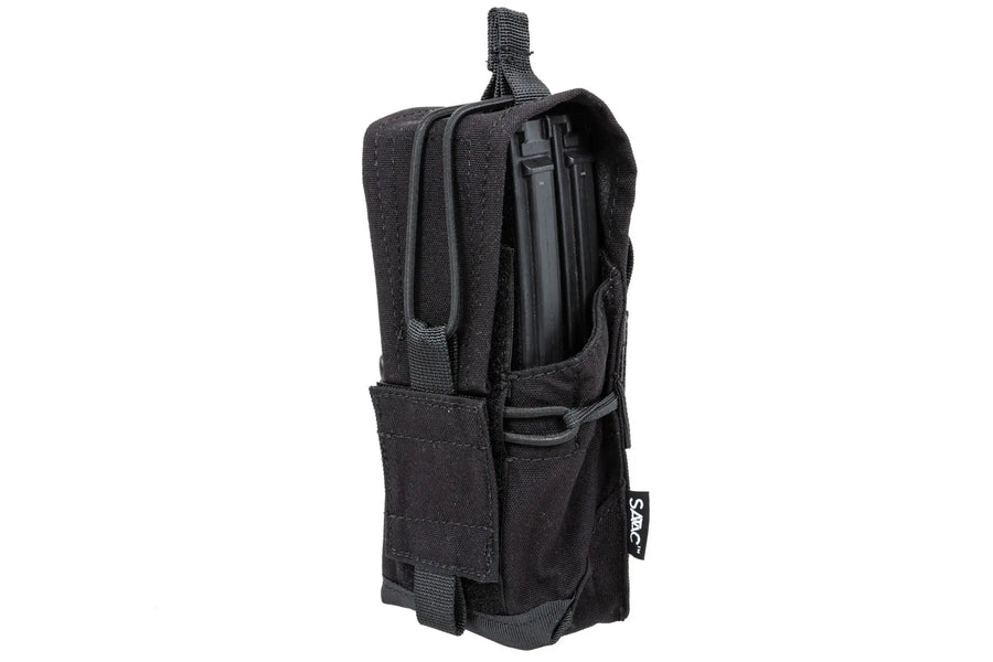 Specna Arms Dobbel Universal Magasinlomme - Sort - med magasin