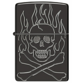 Zippo Flaming Skull Design Lighter