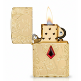 Zippo Armor Lucky Cat Design Lighter