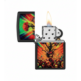 Zippo Abstract Zombie Design 540 Lighter