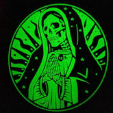 Patch - Santa Muerte Rubber - Selvlysende