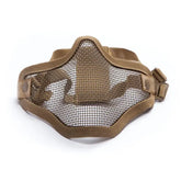 Mesh Maske med Gitter - Tan