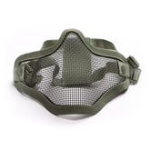 Mesh Maske med Gitter - Olive