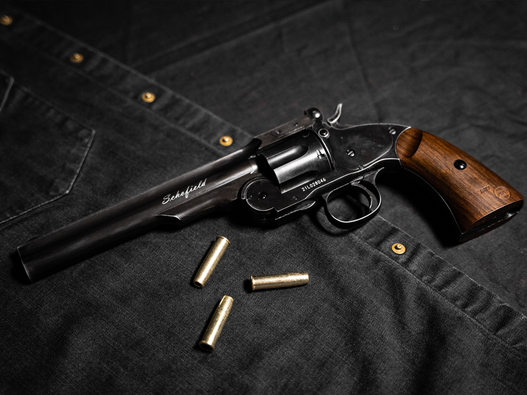 Schofield No.3 Revolver - 4.5mm Pellets - Aging Black