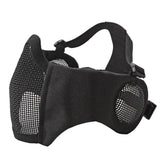 Mesh Maske med Kinnpute og Ørebeskyttelse - Svart