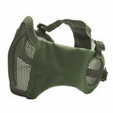 Mesh Maske med Kinnpute og Ørebeskyttelse - Olive