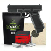 Glock 17 Gen 4 - CO2 Drevet Softgun Pistol - GBB - Pakkesett