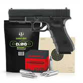 Glock 17 Gen4 Airsoft - Co2 med Blowback GBB - Pakkesett