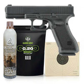 Glock 17 Gen5 Gass Softgun med Blowback - Pakkesett