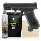 Glock 45 - Gass Softgun med Blowback - Pakkesett