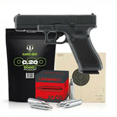 GLOCK 17 Gen5 MOS Co2 Drevet Airsoftpistol med Blowback - Pakkesett