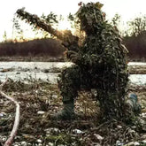 3D Ghillie / Kamuflasjedrakt 2.0 med Skulderfeste - Amber og Everglade - Game-On.no