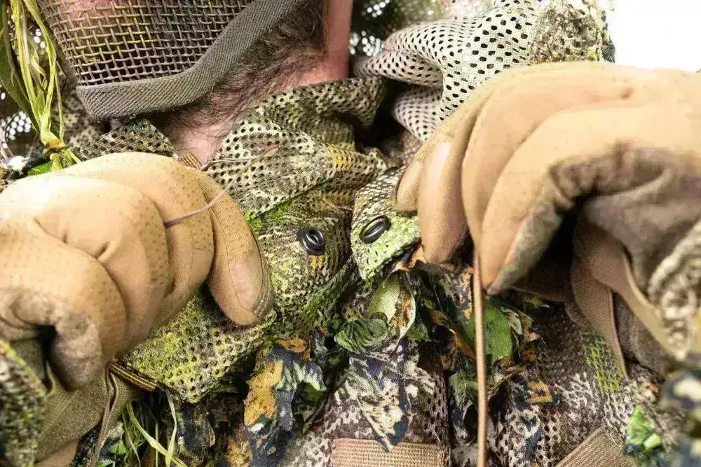 3D Ghillie / Kamuflasjedrakt Jakke - Amber - Game-On.no