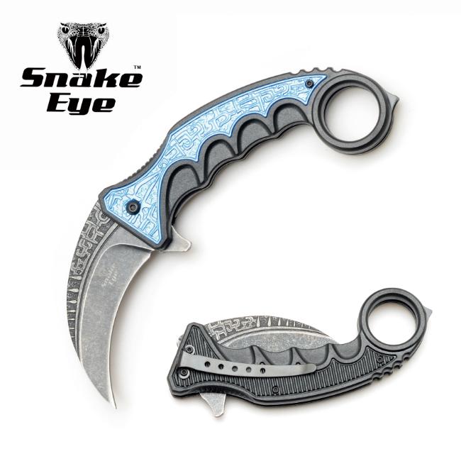 SE - Karambit Folekniv - Stonewashed Blad