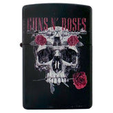 Zippo – Guns N’ Roses Hodeskalle og Roser – Black Matte Lighter