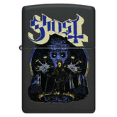 Zippo – Ghost «Papa Emeritus og Nameless Ghouls» – Black Matte Lighter