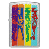 Zippo – KISS «Striped» Design – Street Chrome Lighte