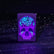 Zippo Lighter - Blacklight Skull Design - Matt Svart Lighter