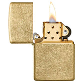 Zippo Lighter - Tumbled Brass