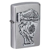 Zippo Lighter - 3D Dead Mans Hand Design
