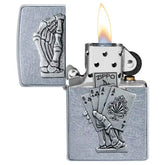 Zippo Lighter - 3D Dead Mans Hand Design