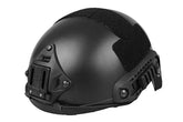 FMA Ballistic CFH Taktisk Hjelm - Sort - sidevisning