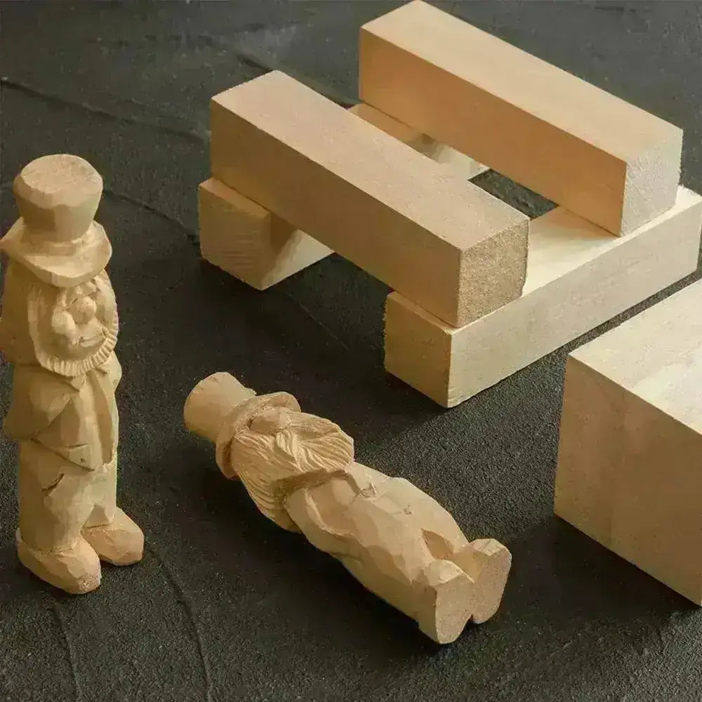 5stk Emne Treklosser til Treskjæring - Lind - Game-On.no