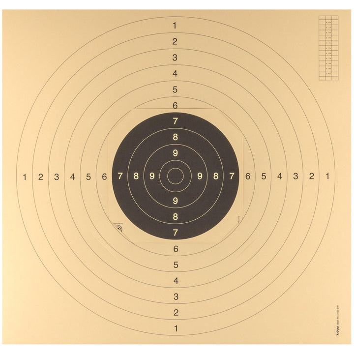 FFT og ISSF Godkjente Pistol Blinker - 55cm x 53cm - 100stk