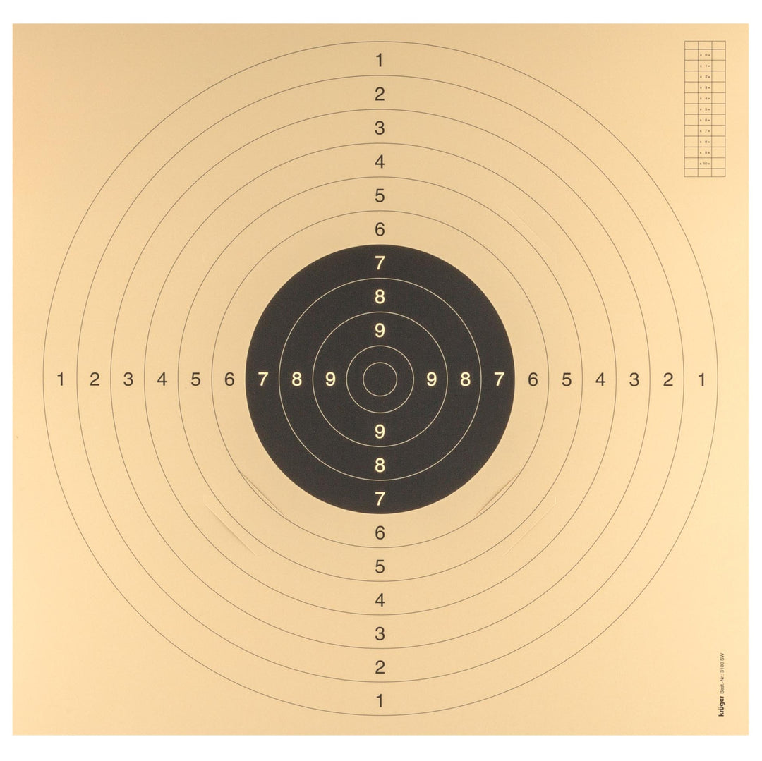 FFT og ISSF Godkjente Pistol Blinker - 55cm x 53cm - 100stk