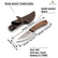BeaverCraft Wild Harvest Bushcraftkniv - mål og detaljer