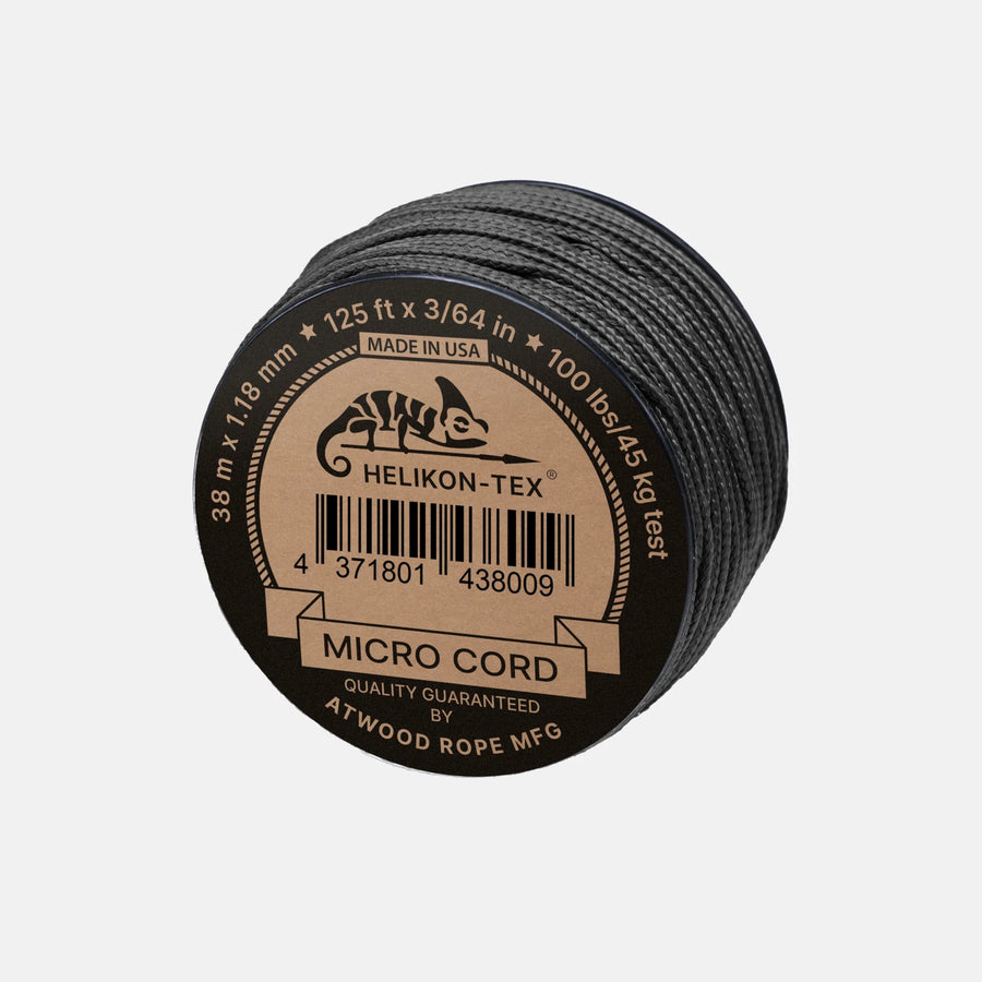 Helikon-Tex Micro Cord 38m i sort