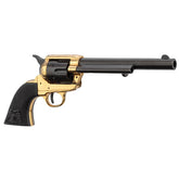 Replika av 1873 Peacemaker 7.5 Revolver - Svart/Gull