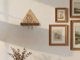 BeaverCraft DIY Trebrenningssett - Nøkkelholder - på veggen