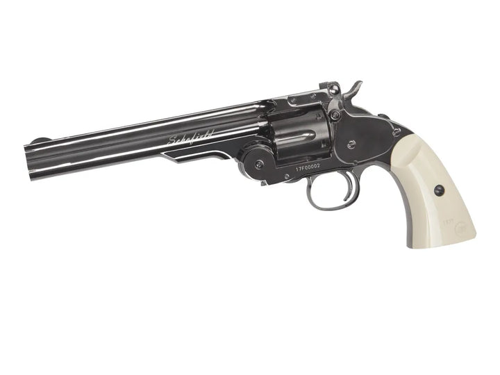 Schofield No. 3 Revolver - Full Metall - 4.5mm BB - Ivory Nickel