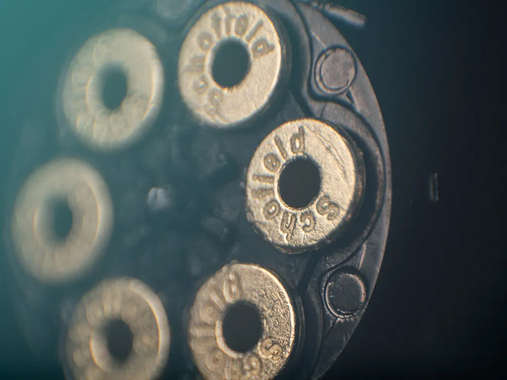 Schofield No. 3 Revolver - Full Metall - 4.5mm BB - Ivory Nickel