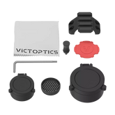 VictOptics S6 1-6x24 LPVO med AR-montasje - innhold i esken