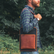 BeaverCraft S50X Deluxe Treskjæringssett - 9 Verktøy m/Skinnveske - vesken båret på skulderen