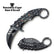 Taktisk Karambit Style Foldekniv - Drage Motiv