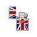 Zippo - James Bond Union Jack Motiv - Brushed Chrome Lighter