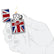 Zippo - James Bond Union Jack Motiv - Brushed Chrome Lighter