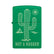 Zippo - Not a Hugger Motiv - Lighter