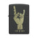 Zippo - Rock On Motiv - Black Crackle Lighter