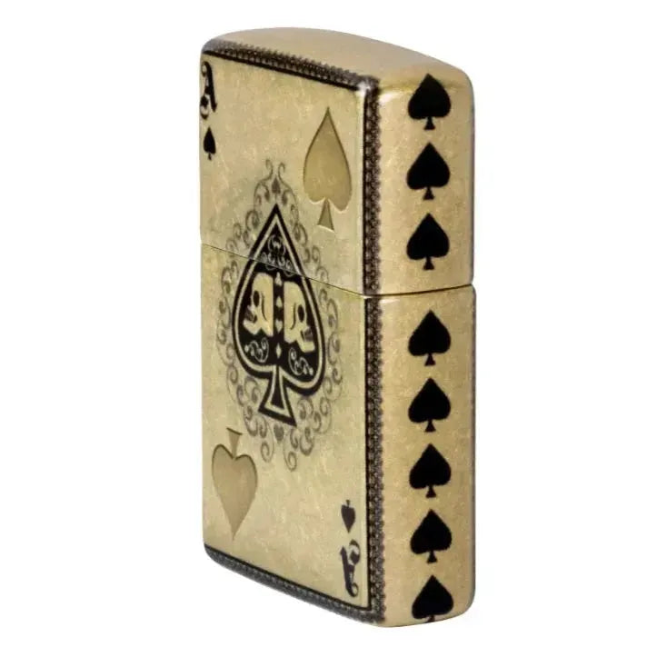 Ace of Skulls Motiv - Lighter - Game-On.no