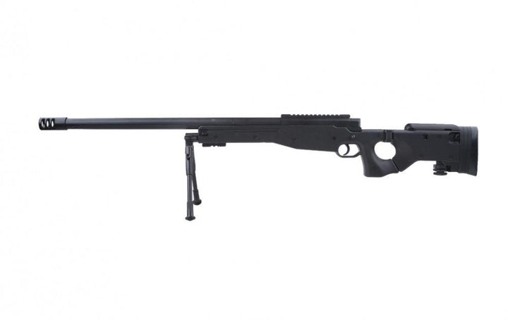 AGM - L96 AWP Fjærdrevet Softgun Sniper med Bipod - Svart - Game-On.no