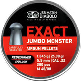 JSB Jumbo Exact Monster Redesigned Shallow - 5.52mm - 200stk