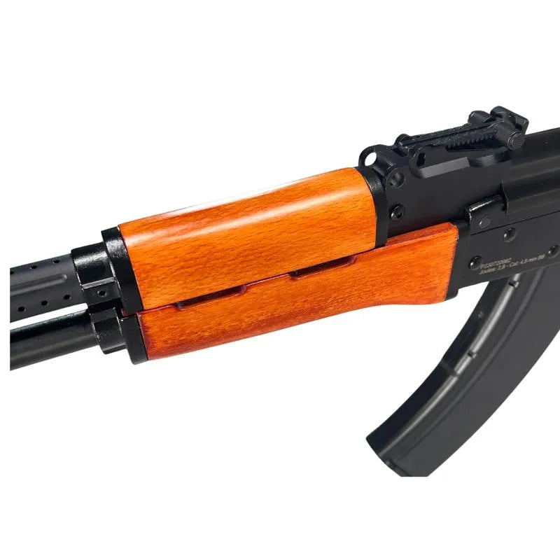 AKM/AK47 CO2 Drevet Luftgevær Full Metall og Tre - 4.5mm BB - Game-On.no