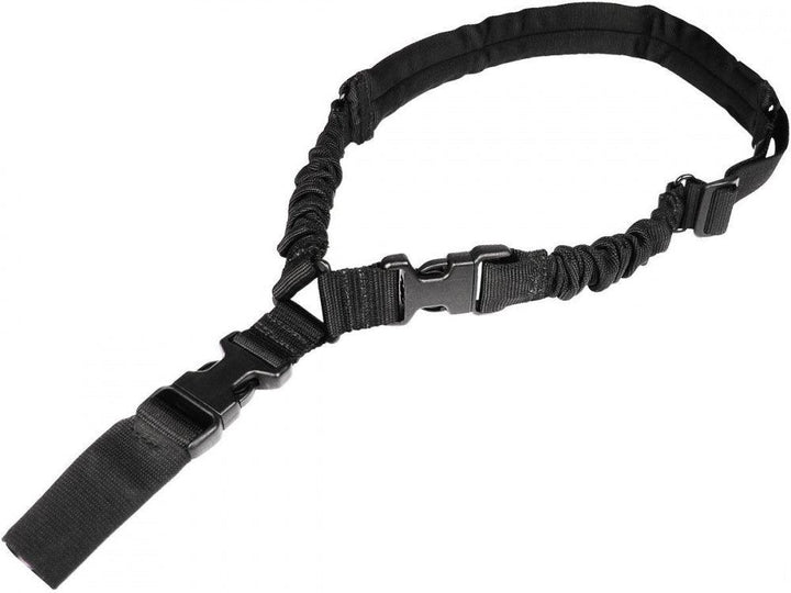 Amomax - Padded Single Point Sling - HK Style Clip - Svart - Game-On.no